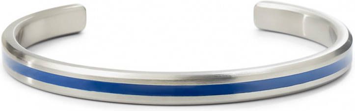 Rebel and Rose Armbanden Bangle Brushed Zilverkleurig