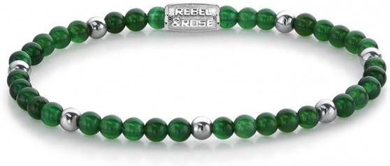 Rebel and Rose Armbanden Green Harmony 4mm Groen