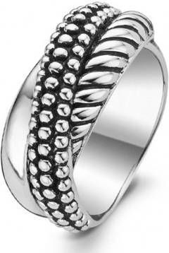 TI SENTO Milano Ringen 925 Sterling Zilveren Ring 1973 Zilverkleurig