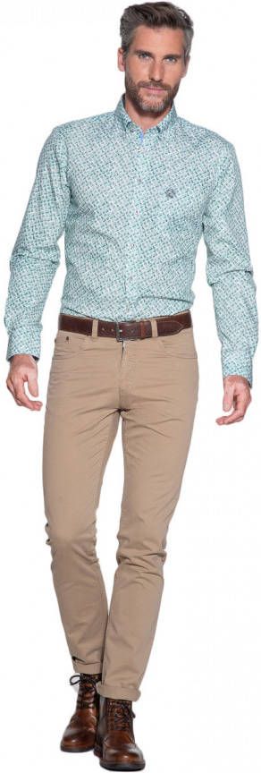 Campbell Casual overhemd met lange mouwen