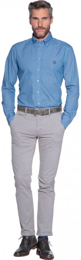 Campbell Casual overhemd met lange mouwen