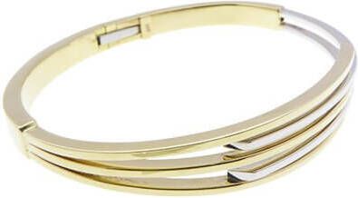 Christian Bicolor gouden slavenarmband