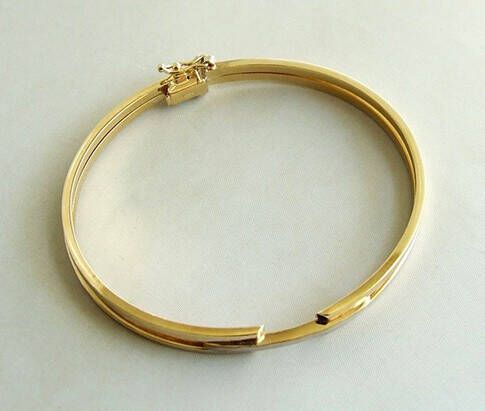 Christian Gouden slavenarmband