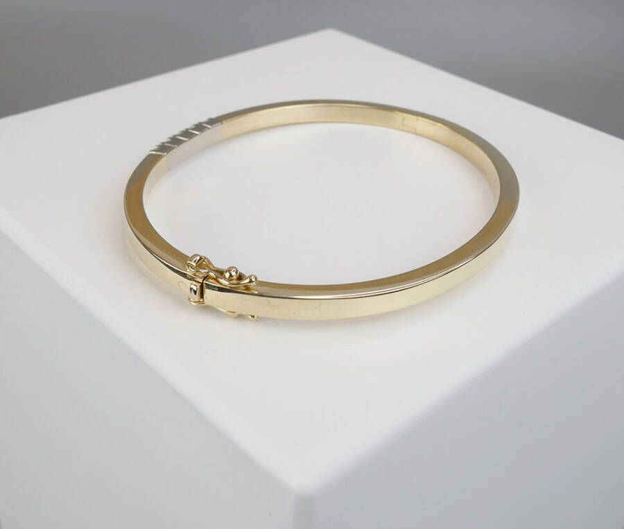 Christian Gouden slavenarmband met diamanten