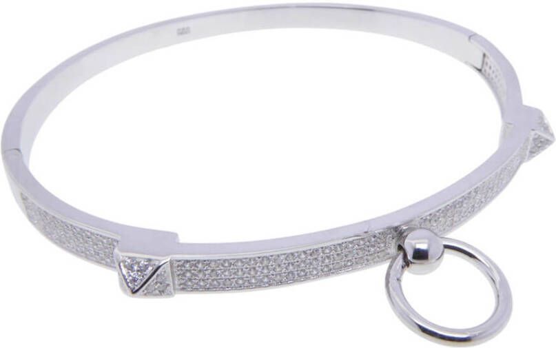 Christian Zilveren slavenarmband
