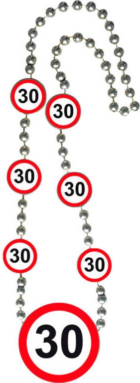 Feestbazaar 30 Jaar Verkeersbord Ketting