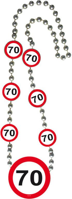 Feestbazaar 70 Jaar Verkeersbord Ketting