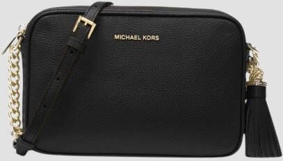 Michael Kors Jet Set Md Camerabag Gold Chain Crossbody black Damestas