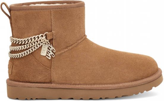 Ugg ‘Classic Mini Chains’ snow boots , Bruin, Dames