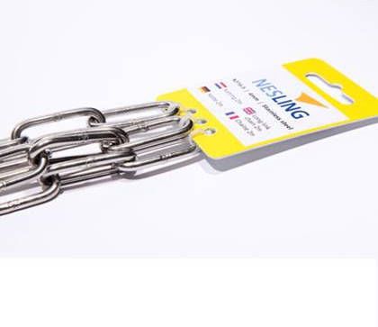 Nesling Bevestigingsmateriaal  Ketting schalm 4mm(2m)RVS