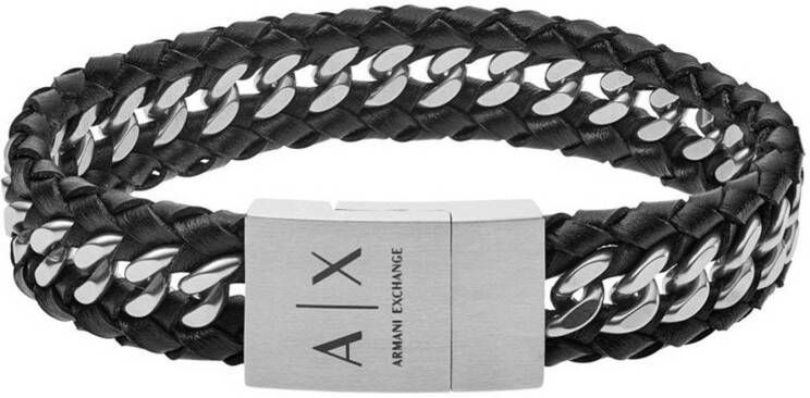 Armani Exchange Armband van leer AXG0043040