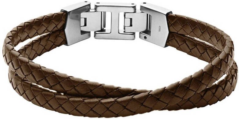 Fossil armband JF03685040 Vintage Casual bruin
