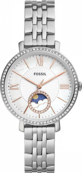 Fossil horloge ES5164 Jacqueline zilverkleurig