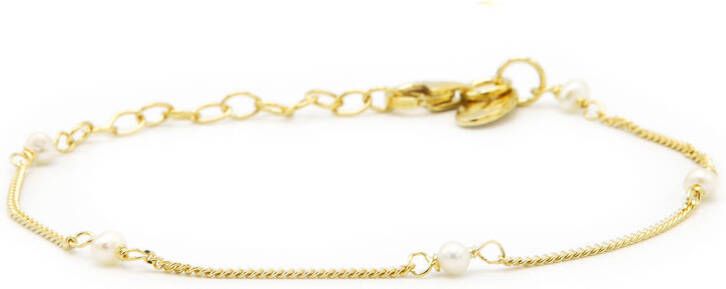 KARMA Jewelry verguld zilveren armband Pretty Pearls online kopen