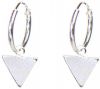 Karma Oorbellen Hoops Symbols Triangle Zilverkleurig online kopen