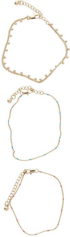 PIECES armband PCHYTTA set van 3 goud