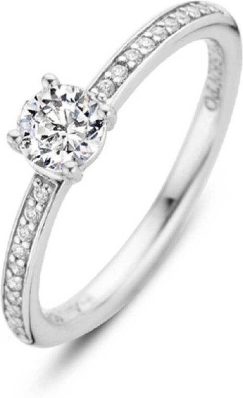 TI SENTO Milano RIng van zilver met zirkonia 12109ZI