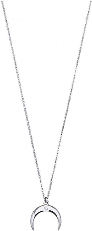 AMY VERMONT Collier met diamant Zilverkleur