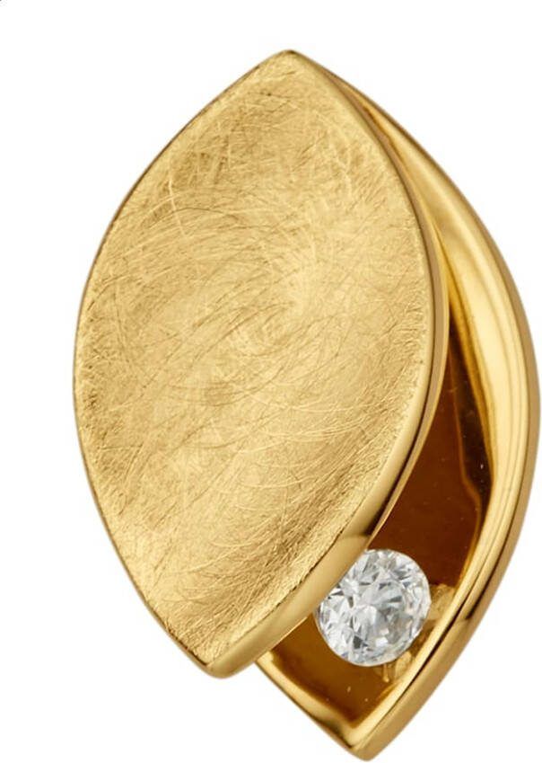 AMY VERMONT Hanger met diamant Geelgoudkleur
