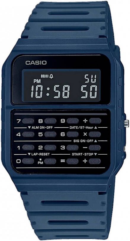 Casio Horloges Vintage Edgy CA 53WF 2BEF Blauw