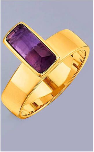 Diemer Damesring met ametrien Goudkleur