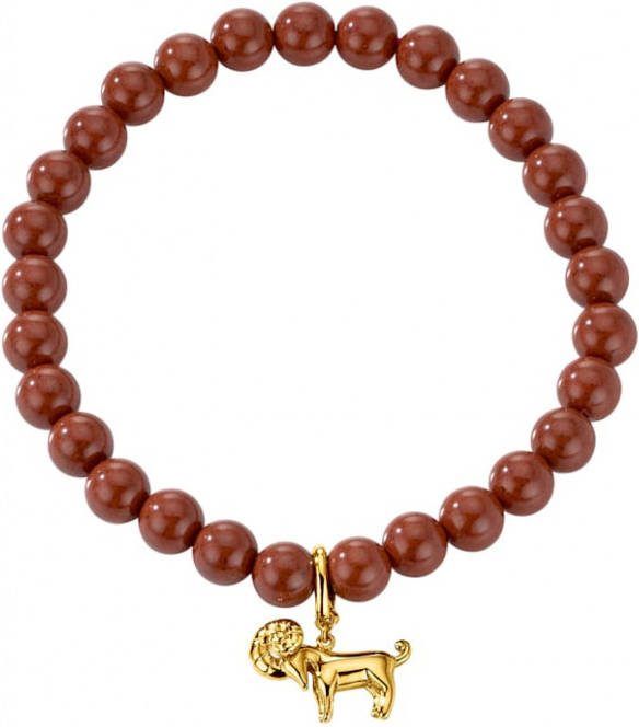 Diemer Farbstein Armband Geboortesteen Ram van jaspis stenen Rood