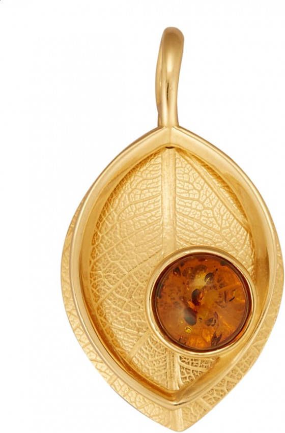 Diemer Farbstein Hanger Blad met barnsteen Bruin