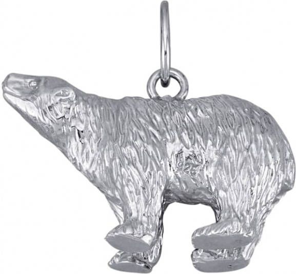Diemer Trend Hanger IJsbeer van echt zilver Zilverkleur
