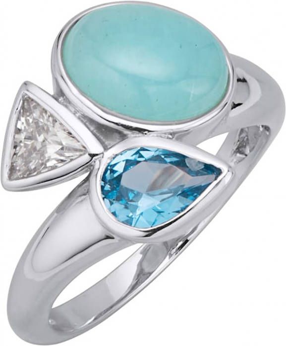 KLiNGEL Damesring van echt zilver Zilverkleur