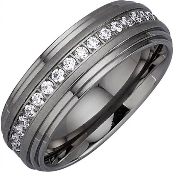 KLiNGEL Damesring van titanium Grijs