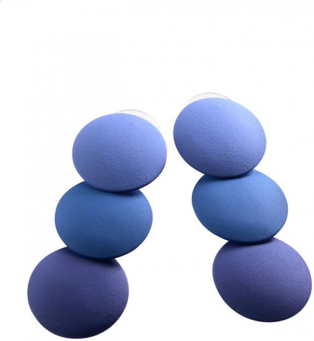 KLiNGEL Oorbellen Blauw