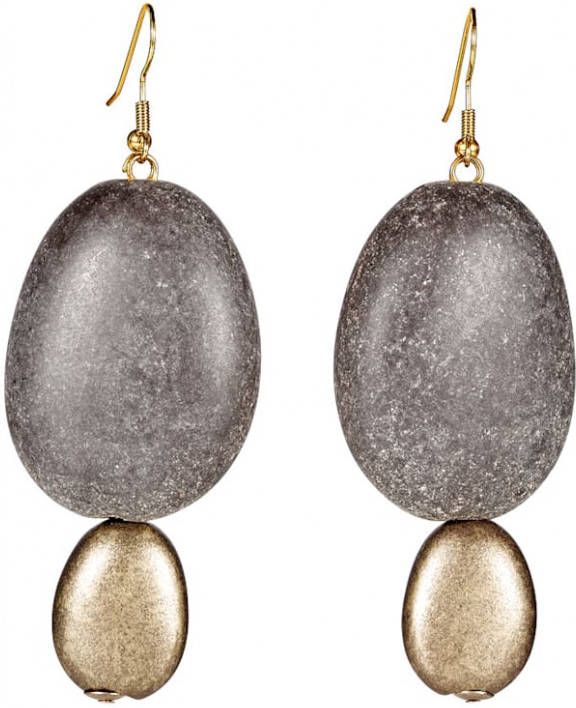 KLiNGEL Oorbellen Bruin